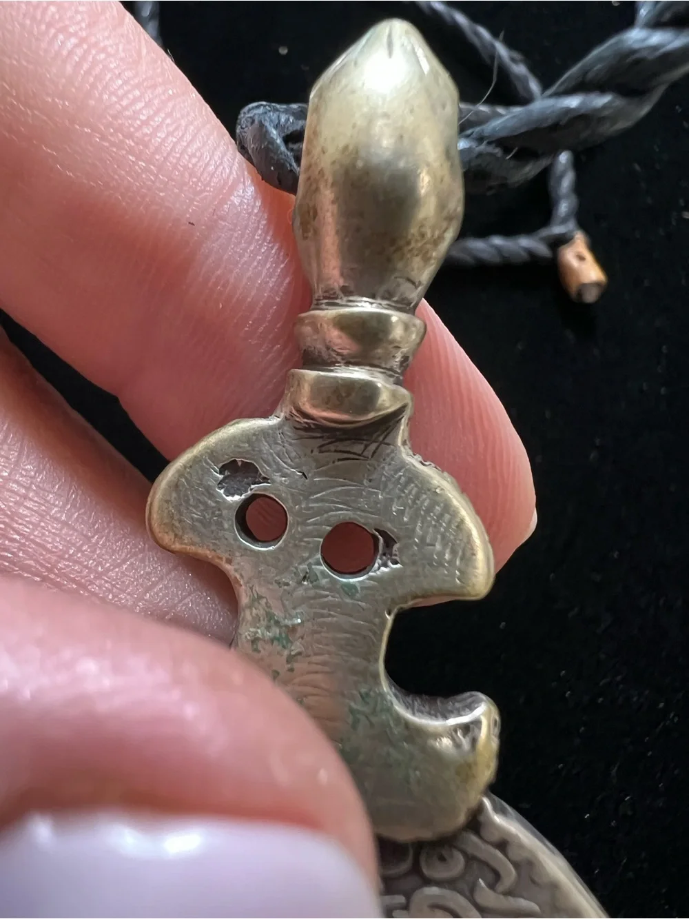 Antique Moroccan Berber coin fibula (tizerzai or khlel), a traditional cloak pin
